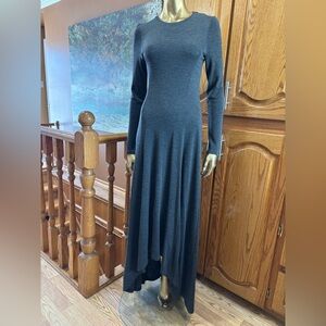 Michael Kors Charcoal Long Sleeve Dress
